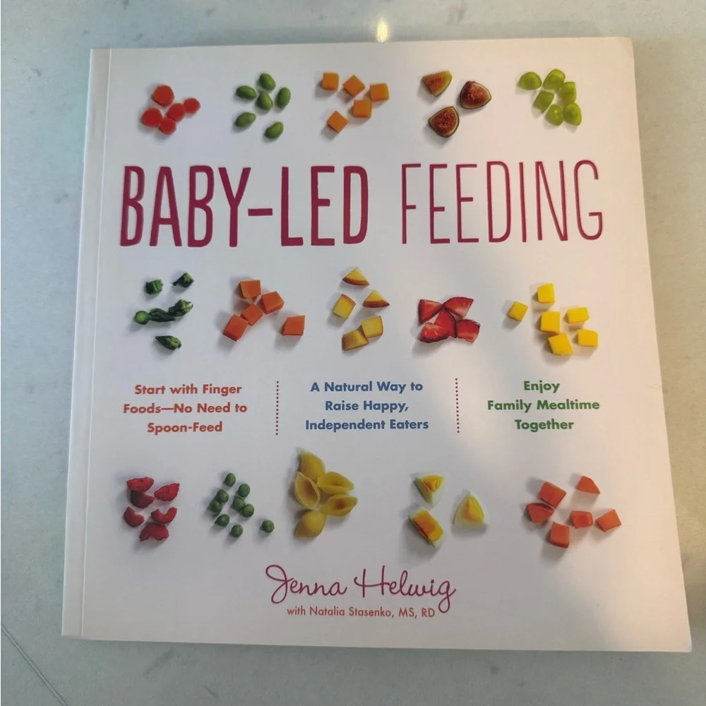 Baby-Led Feeding Cookbook by Jenna Helwig - White Cover